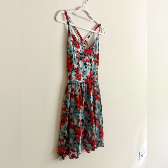 Vessel by Timo Anthropologie Dress 100% Silk Sleeveless Back Bow Accents Size S - Picture 6 of 15